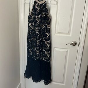 Keepsake Navy Lace Dress